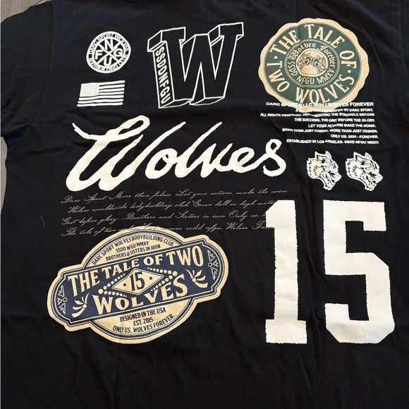 Darc Sport Black Wolves Graphic Tee - Picture 2 of 6